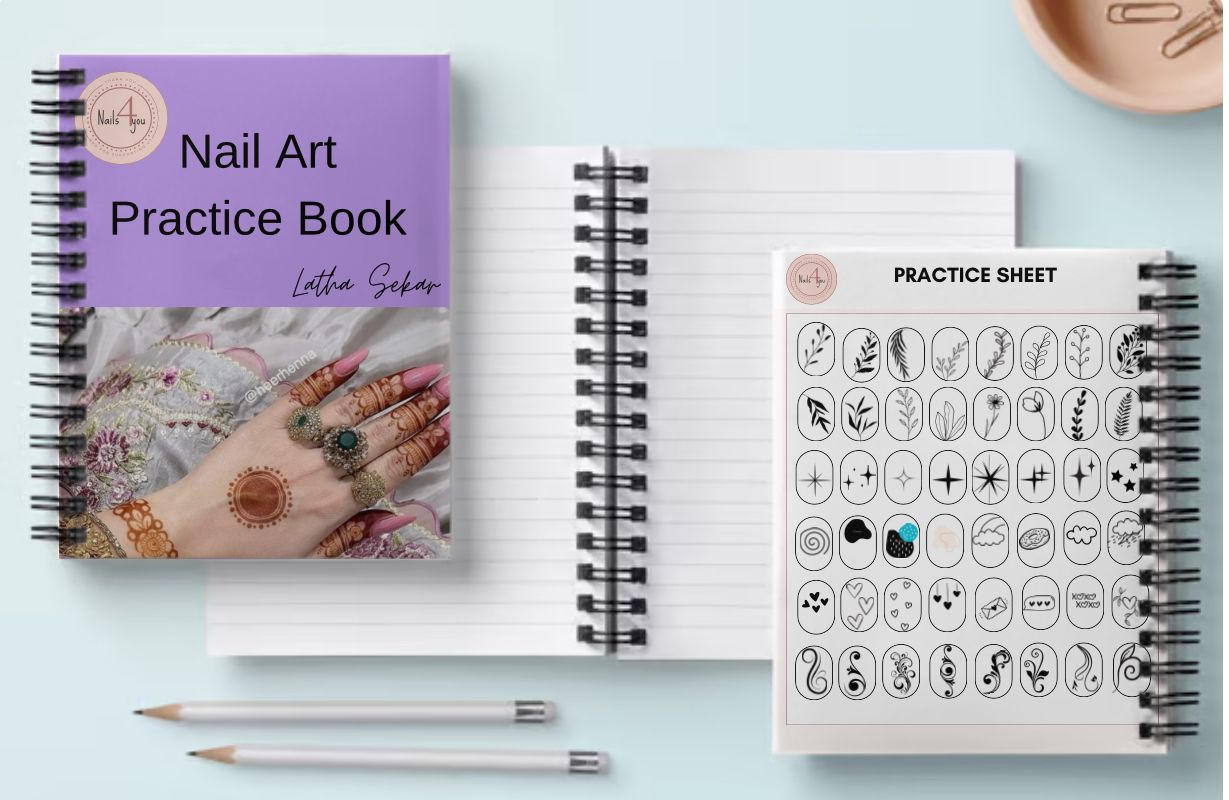 Nail Art Practice Book