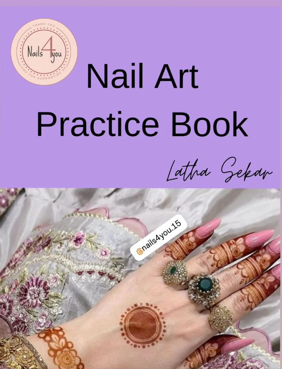 Nail Art Practice Book